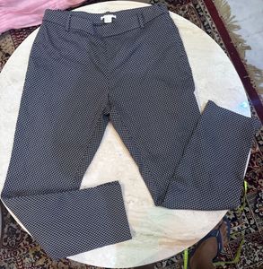 H&M Patterned Cropped Pants