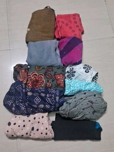 Assorted Dupattas - Set of 11