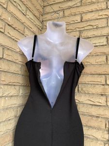 long slit dress