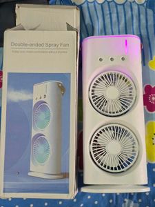 remote control Double fan mini AC with humidifier