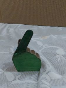 Vintage Unique Brass Pointing Finger Gesture Decor