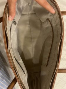 Stylish Hobo Bag with Tan Accents