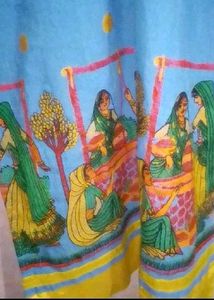 Vibrant Folk Art kurta