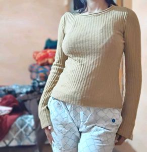 Ribbed Long Sleeve Top