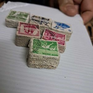 Vintage Indian Postage Stamps Collection