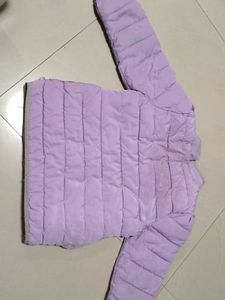 Trendy Cute Lilac Puffer Warm Jacket