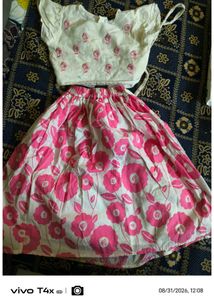 Cute Floral Skirt and Top Set