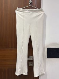 white Flare Pants