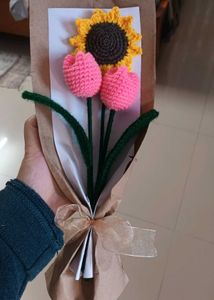 Handmade Crochet Flower Bouquet