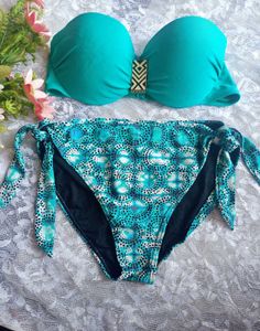 Teal Bikini Set