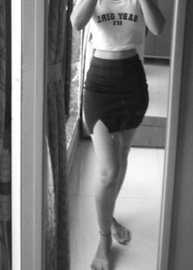 Mini Skirt with Slit