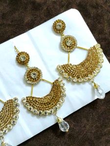 Stone studded Designer Earrings