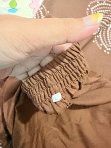 Designer Brown Kurta Set with Dupatta