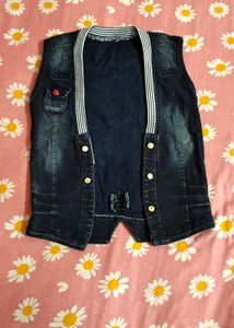 Stylish Denim Vest