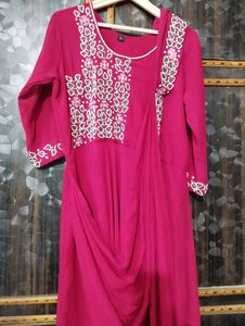Drape Gown With Belt