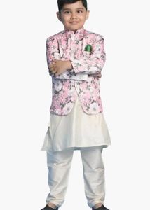 FLORAL ROYAL JODHPURI COAT FOR BOYS