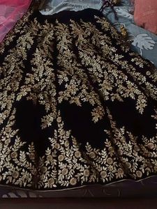 Elegant Wine Pink & Gold Embroidered Lehenga