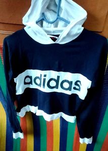 Adidas Cropped Hoodie