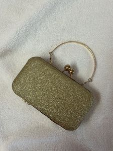 Golden Shimmer Clutch