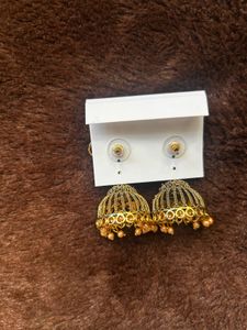 Beautiful Indian Jhumka Earrings