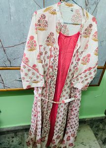 Shrug Pattern One Piece Kurti 💗