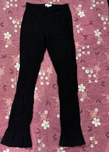 Black Flared Bell Bottom Pants