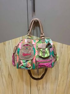 Vibrant Tropical Print Desigual bag