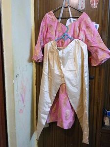 Pink Kurta Set with Pants