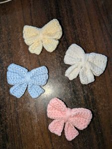 Handmade Pink Bow Keychain
