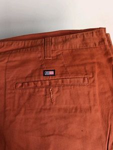 Men's Casual Rust Colored Chinos