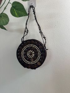 Unique Round Coconut Shell Bag