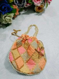 Boho Beaded Potli Bag 💰💕