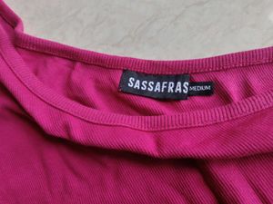 Hot Pink One Shoulder Crop top