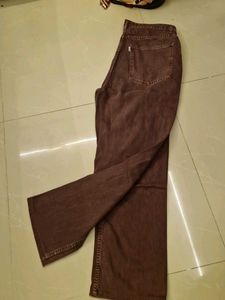 Brown Casual Pants
