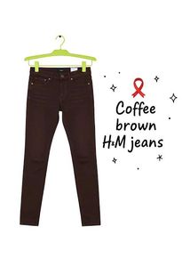 Burgundy Skinny Jeans