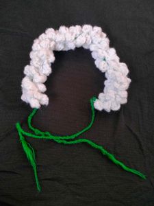 White Floral crochet gajra