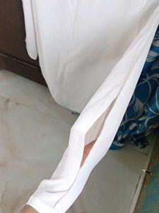 Elegant White Chiffon Top