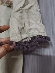 W Beige Kurti
