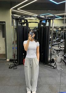 White Gym Crew Neck T-Shirt