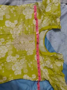 Floral Print Kurta and afgani salvar Set