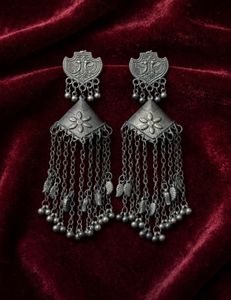 (New unused item) Bohemian Oxidized Jhumka