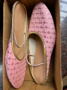 New Trendy Stylish Pink Jutti Style Belly 💕💕