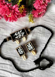 Boho Choker Necklace & Earring Set