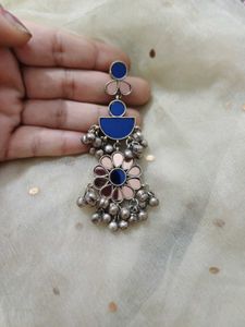 Orignal glass lightweight Blue & Silver Ear