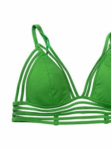 Strappy Green Bikini Set