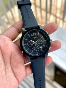 Armani Exchange Black Chronograph Watch