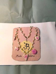Charming Beaded Necklace with Charms