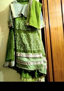 Lehanga Choli With Heavy Work Stitched Blouse