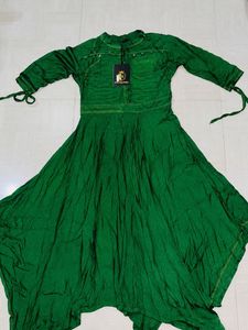 Vibrant Green Maxi Dress