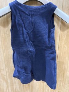 Cute Blue Romper with Buttons